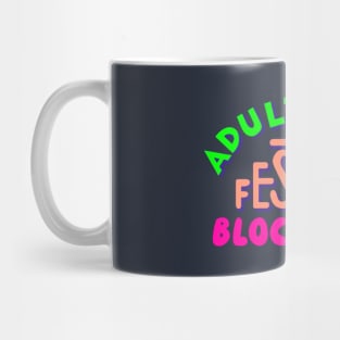 adult swim festival block party Mug